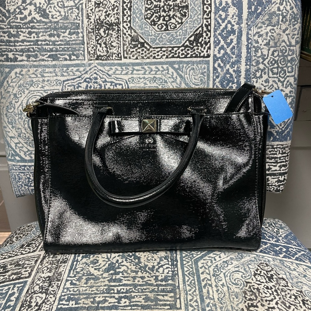 Kate spade black patent  Handbag/Purse/Crossbody brand new